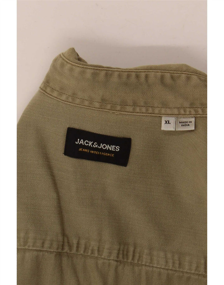 Jack & Jones Chemise En Jean XL Kaki Homme