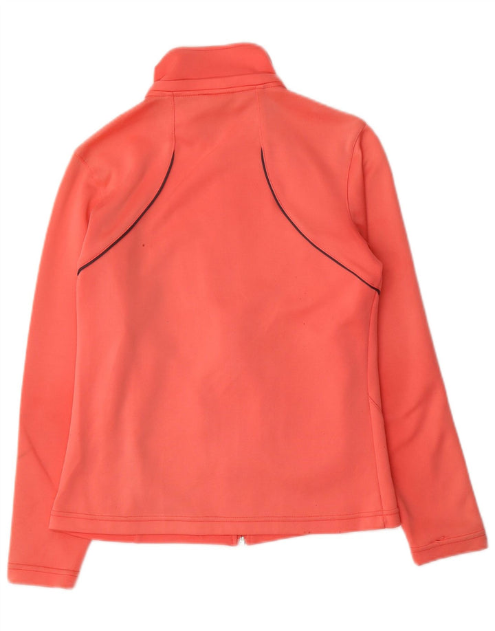 Asics Veste de survêtement pour femme UK 8 Small Orange Polyester