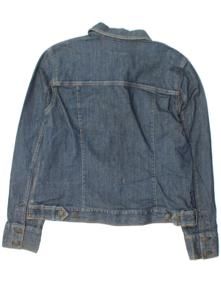 EDDIE BAUER Womens Denim Jacket UK 16 Large Blue Cotton Vintage Eddie Bauer and Second-Hand Eddie Bauer from Messina Hembry 