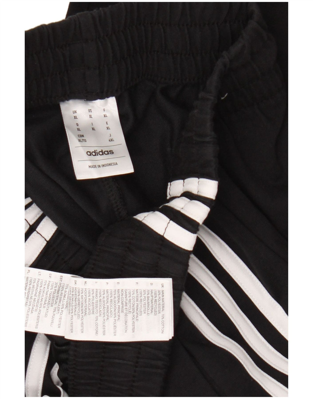 Adidas Pantalon de survêtement pour homme XL Noir Coton