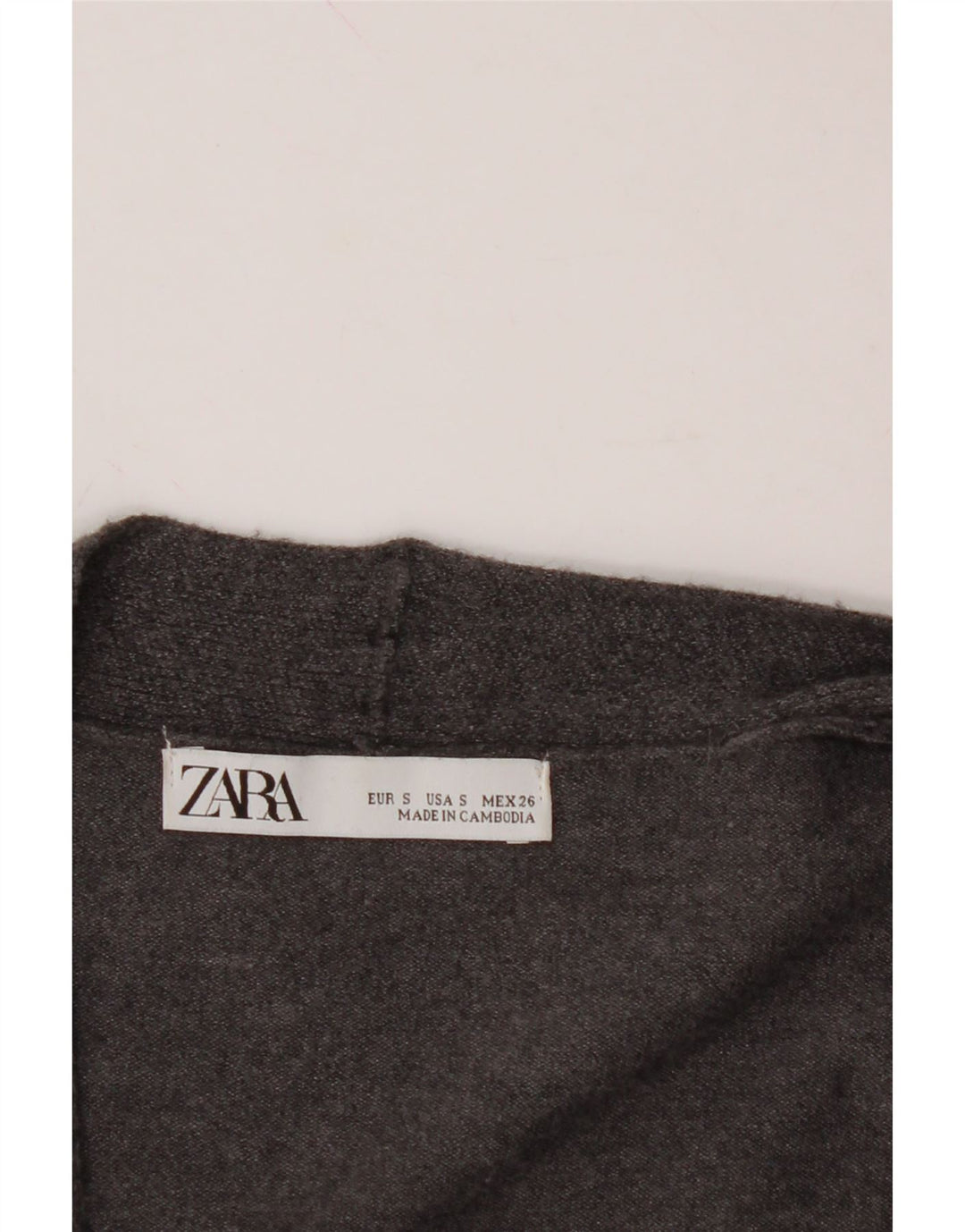 ZARA Womens Oversized Open Cardigan Sweater UK 10 Small Grey Vintage Zara and Second-Hand Zara from Messina Hembry 