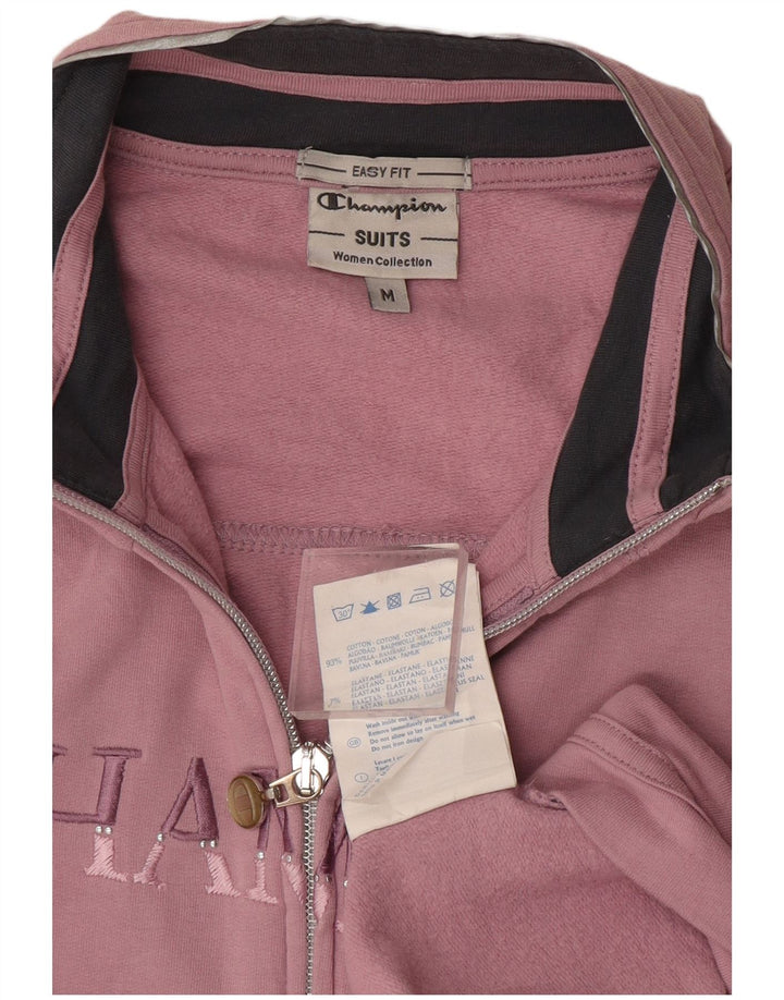 Champion Veste de survêtement graphique Easy Fit pour femme UK 14 Rose moyen