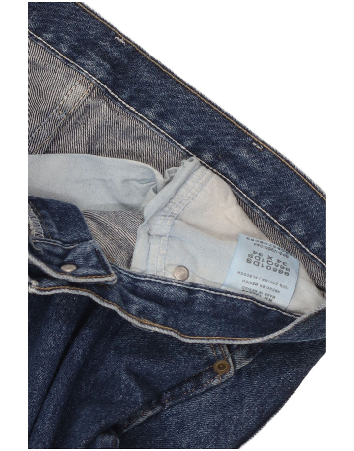 Wrangler Jean droit homme W34 L29 bleu coton