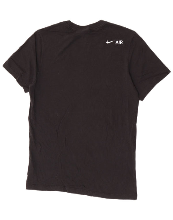 Nike T-shirt graphique pour homme en coton noir Taille S