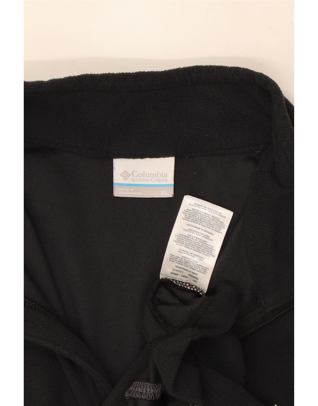 Columbia Pull Polaire Col Zippé Homme XL Gris Polyester
