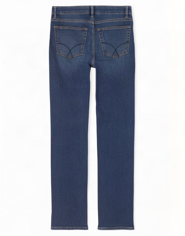 Crew Clothing Jean droit pour femme UK 10 Small W30 L30 Bleu Coton