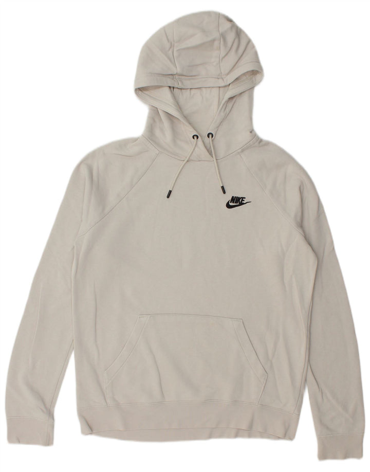 Nike Pull à capuche pour homme Petit coton blanc