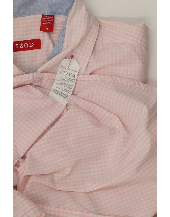 Chemise Homme Izod Coton Vichy Rose Moyen