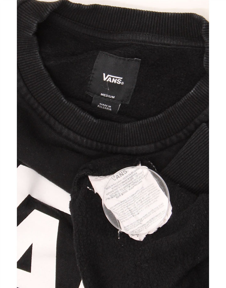 VANS Sweat-shirt graphique pour homme en coton noir moyen