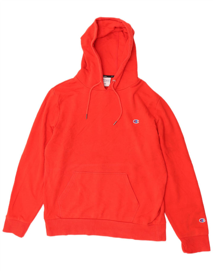 Champion Pull à capuche pour homme 2XL Rouge Coton