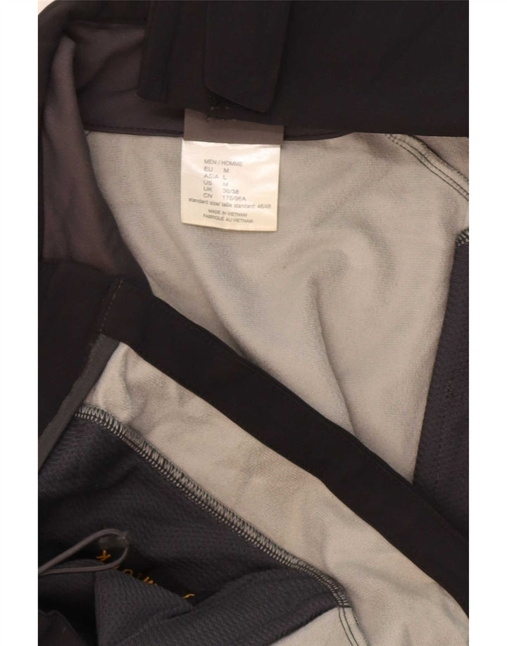 Jack Wolfskin Veste coupe-vent pour homme UK 36/38 Medium Noir Polyamide