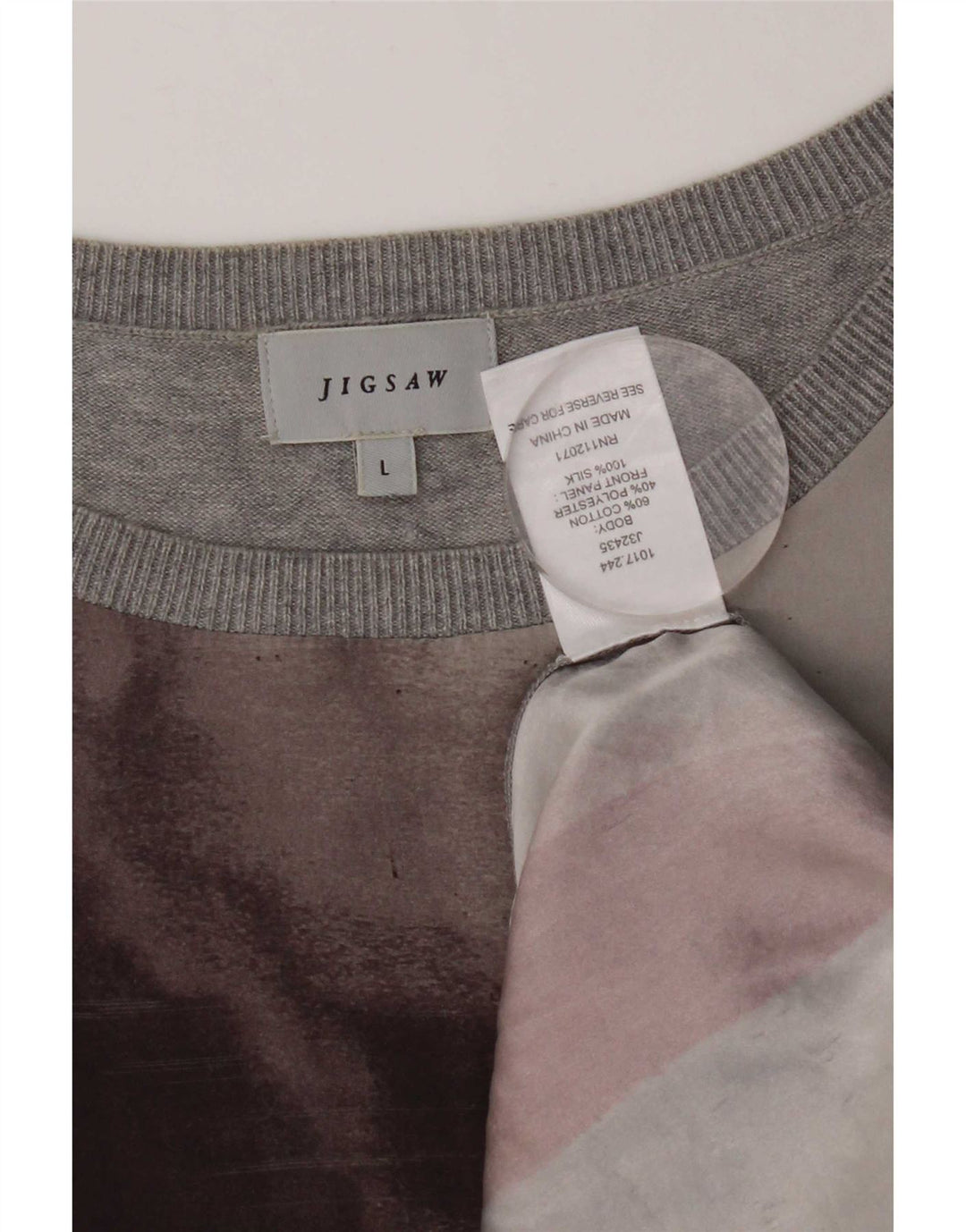 Jigsaw Pull col bateau pour femme UK 16 Large Multicolore