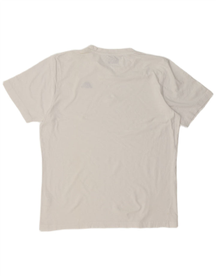 Kappa T-Shirt Homme Top XL Blanc Coton