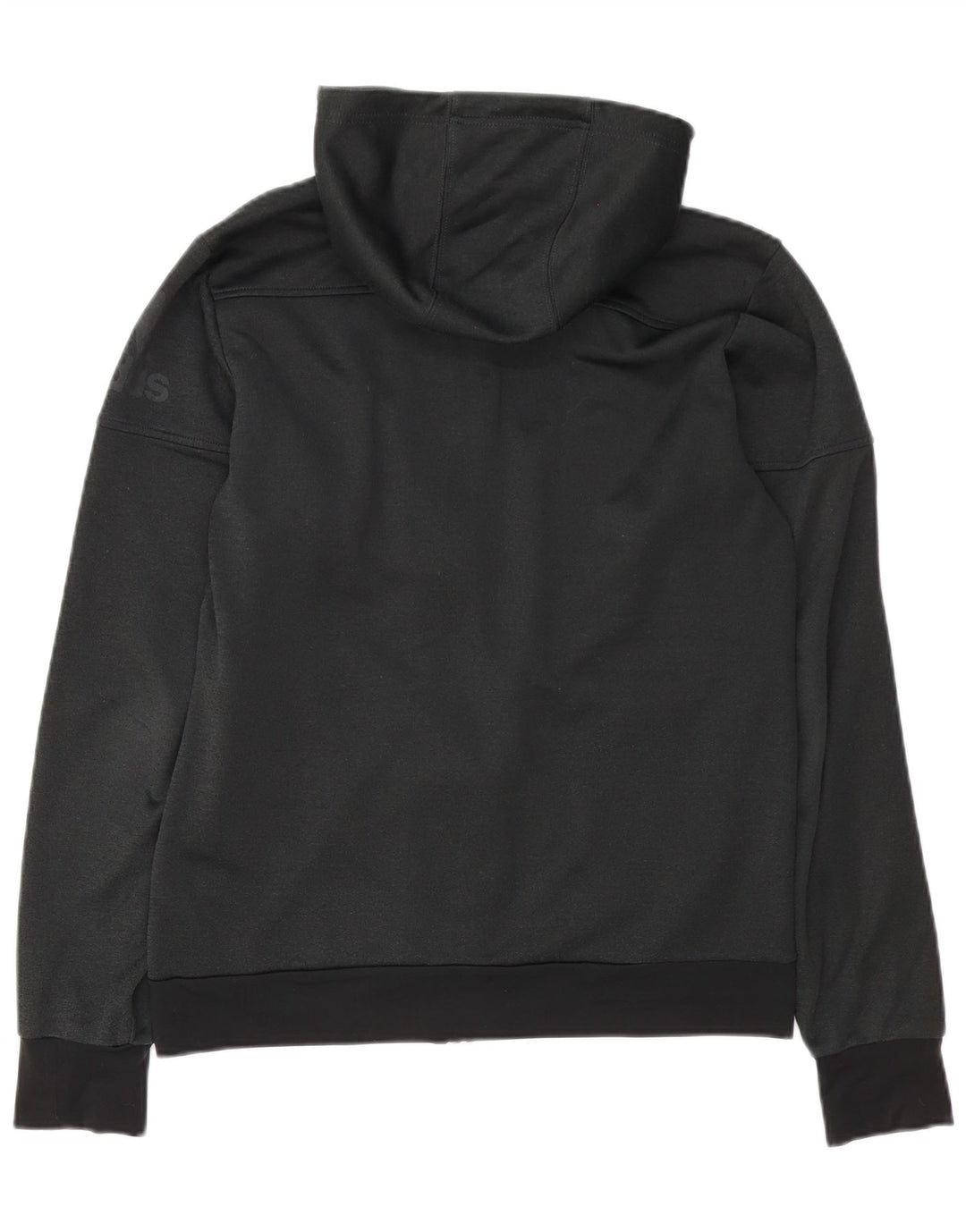 Adidas Pull à capuche zippé pour homme en polyester noir moyen
