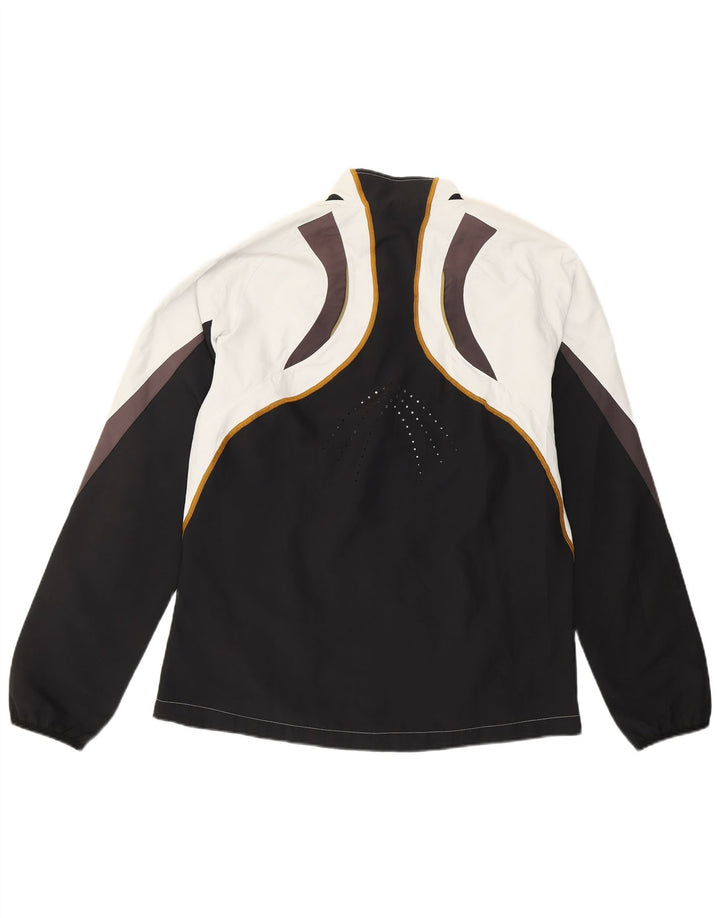 ASICS Veste de survêtement pour homme Large Blanc Colorblock Polyester