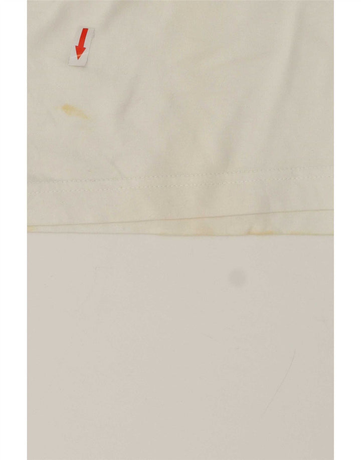 Lotto Polo Homme Grand Blanc Géométrique
