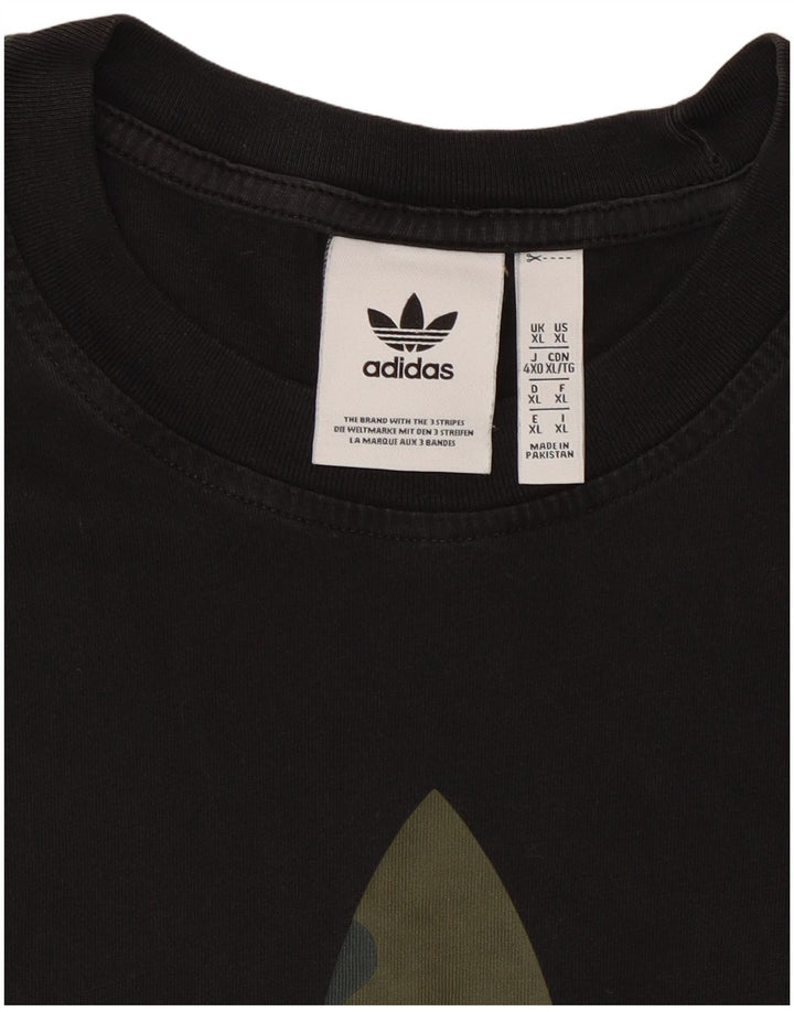 Adidas T-shirt graphique pour homme XL Noir