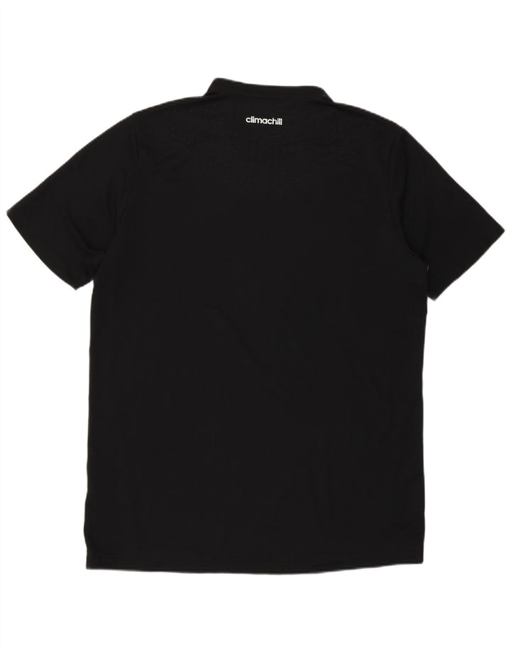 Adidas Hommes Climachill T-Shirt Top Noir Moyen Polyester
