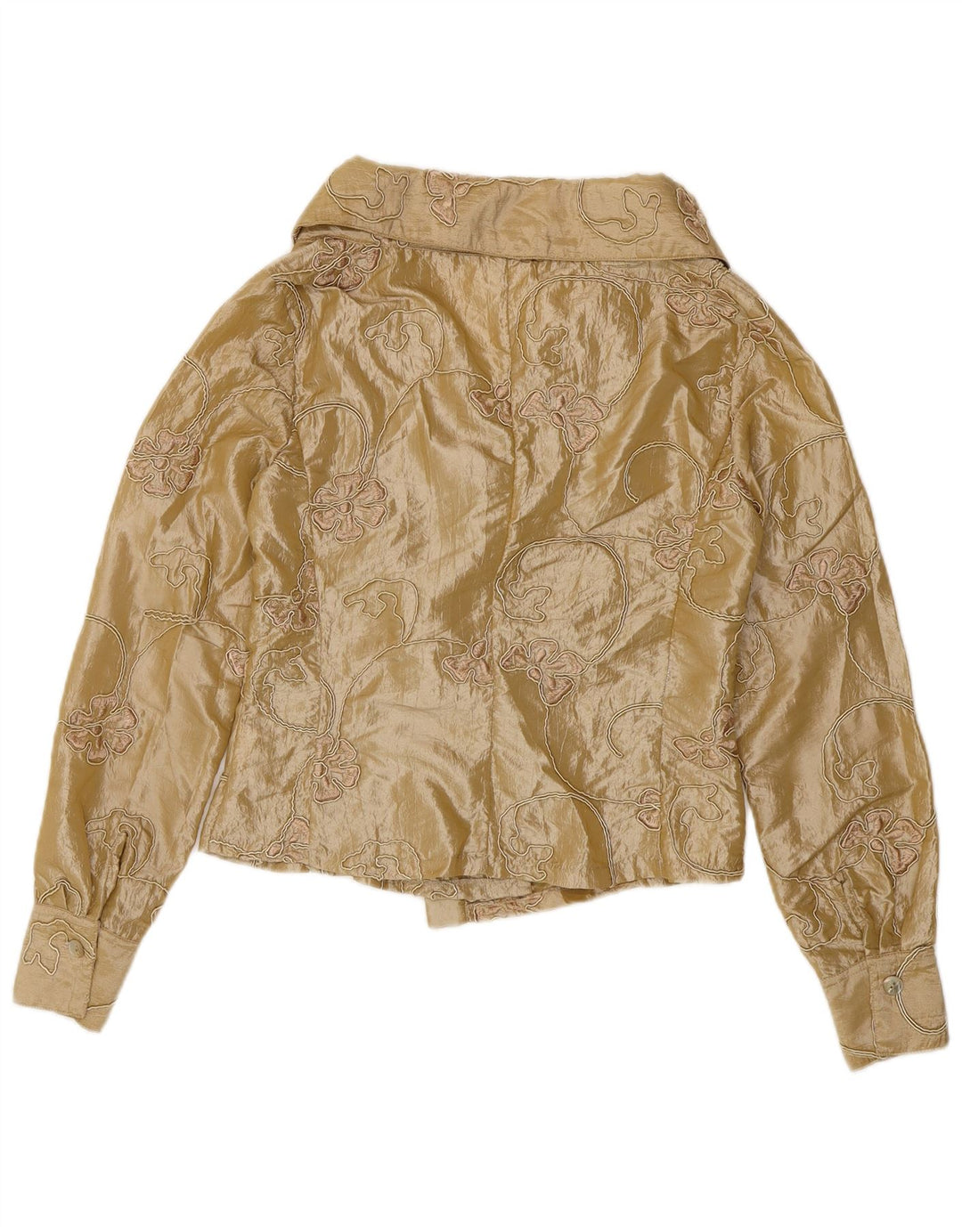 Naracamicie Chemisier court pour femme UK 12 Polyester floral beige moyen