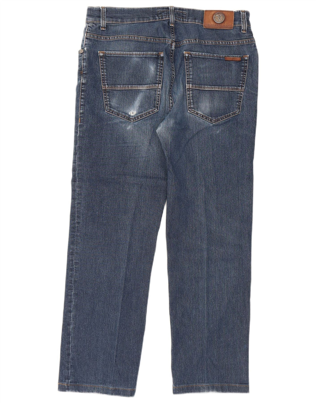 TRUSSARDI Jean Droit W30 L26 Bleu Homme