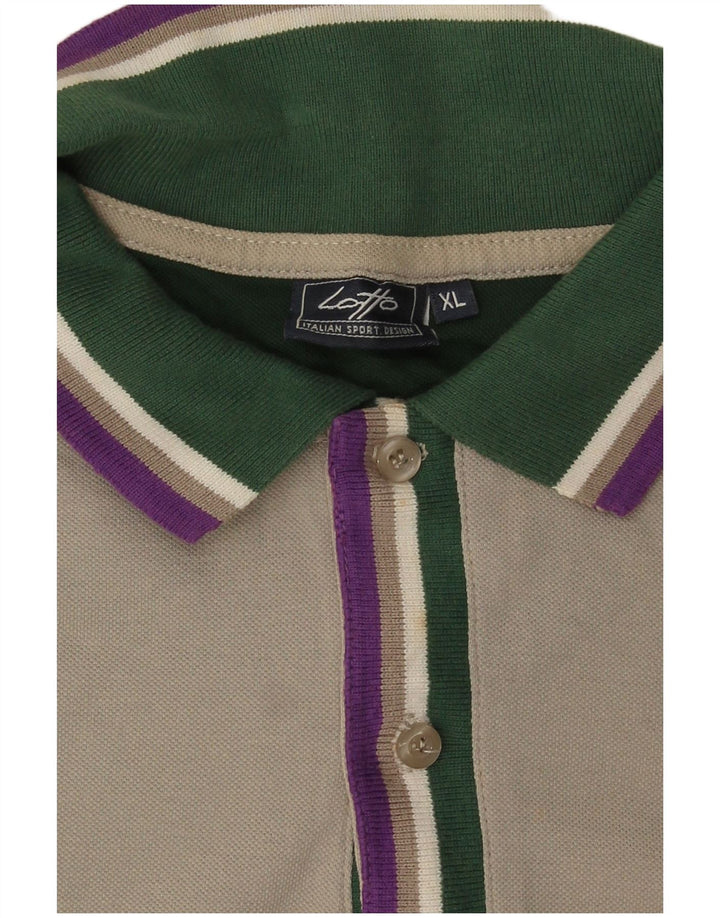 Lotto Polo Homme XL Gris