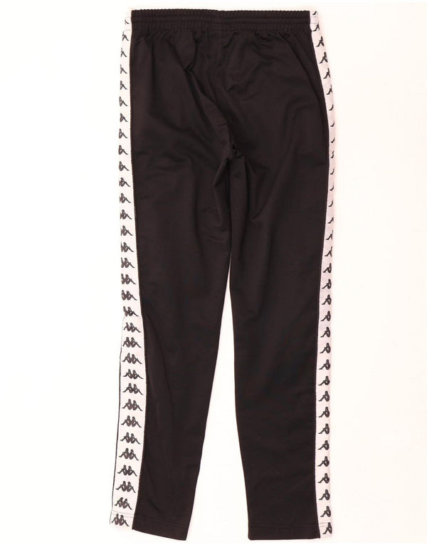Kappa Pantalon de Survêtement Graphique Homme Petit Noir Polyester Colorblock