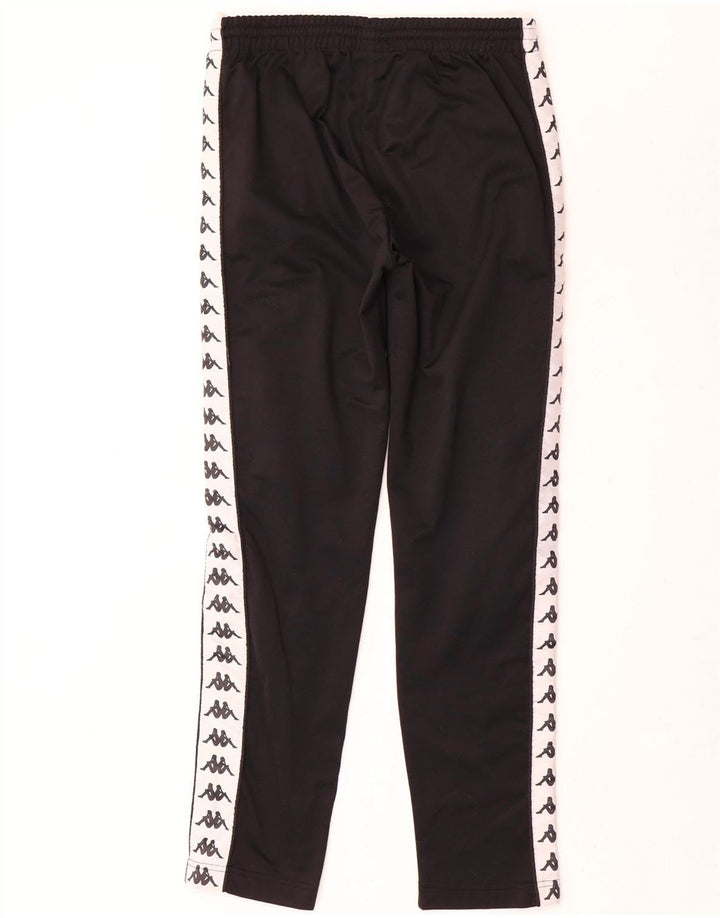 Kappa Pantalon de Survêtement Graphique Homme Petit Noir Polyester Colorblock
