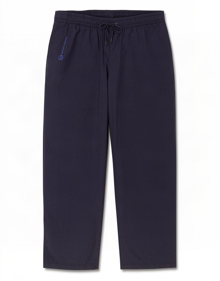Sergio Tacchini Pantalon De Survêtement Homme Large Bleu Marine Polyamide
