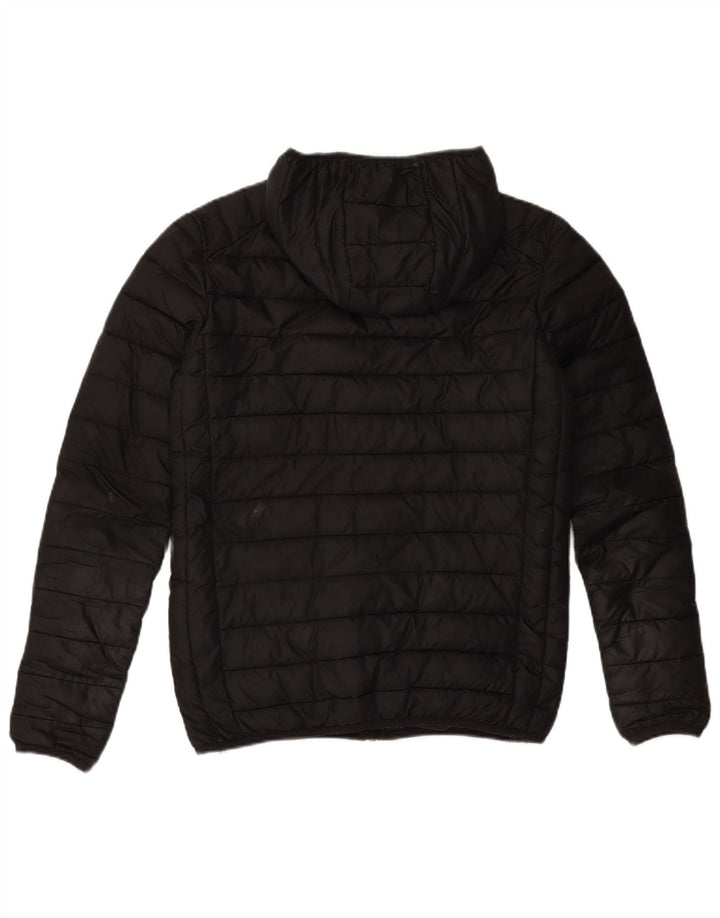 ELLESSE Veste matelassée à capuche pour homme UK 34 XS Noir Polyester