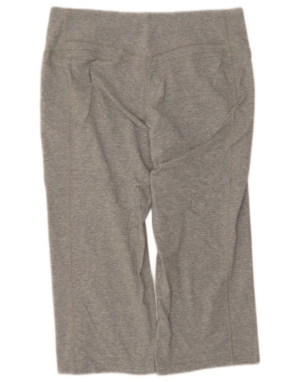 Nike Pantalon de survêtement Dri Fit Capri pour femme UK 14 Gris moyen moucheté