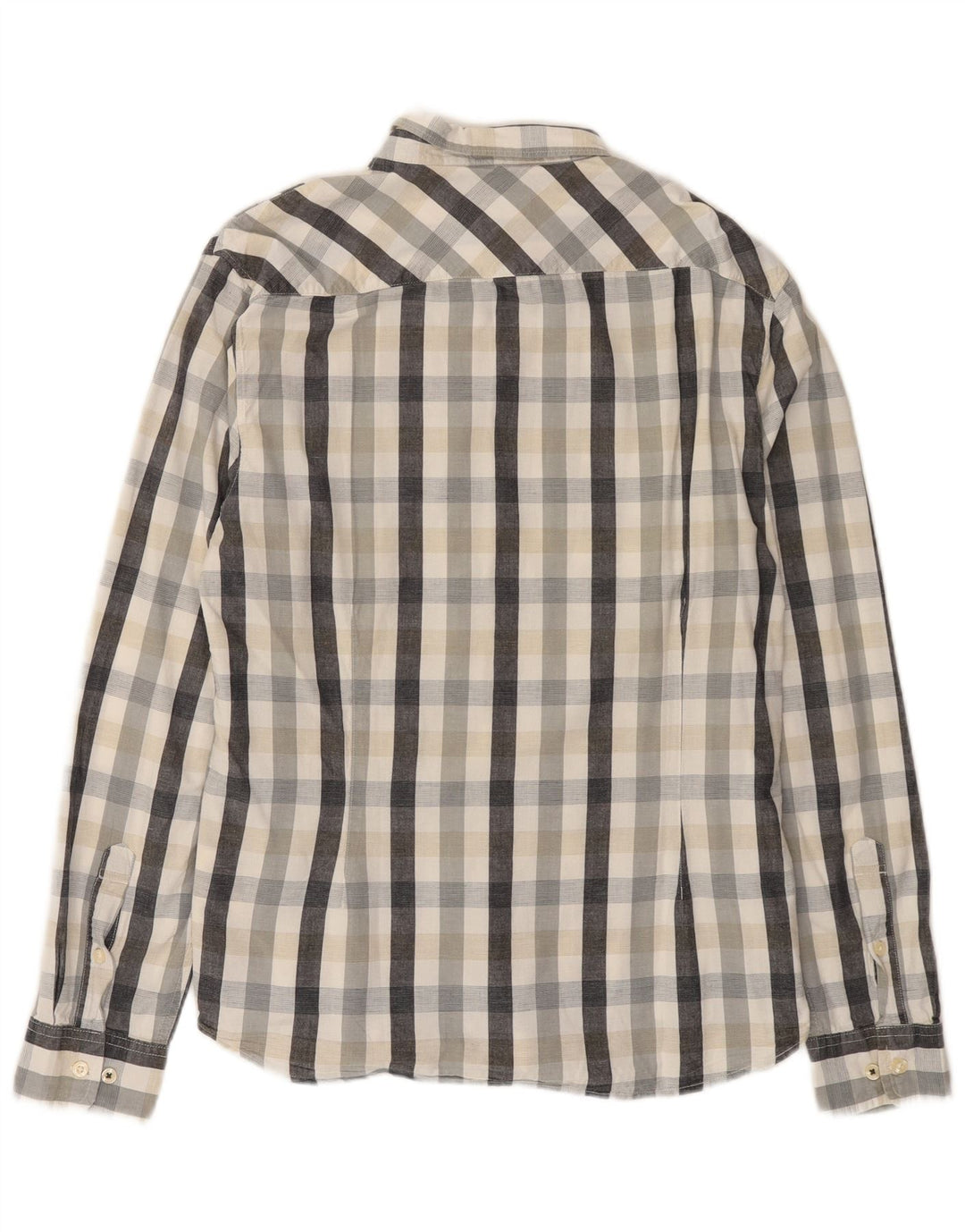 Lee Chemise Homme Grand Carreau Gris Coton