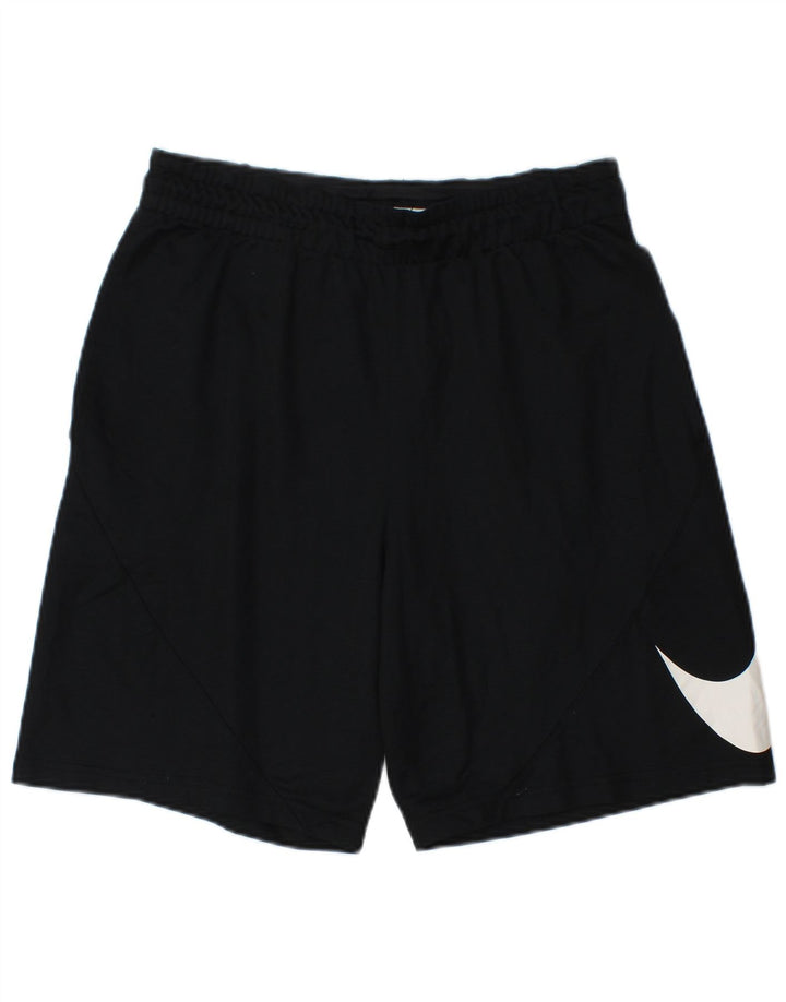Nike Short de sport Dri Fit Graphic pour homme en polyester noir moyen