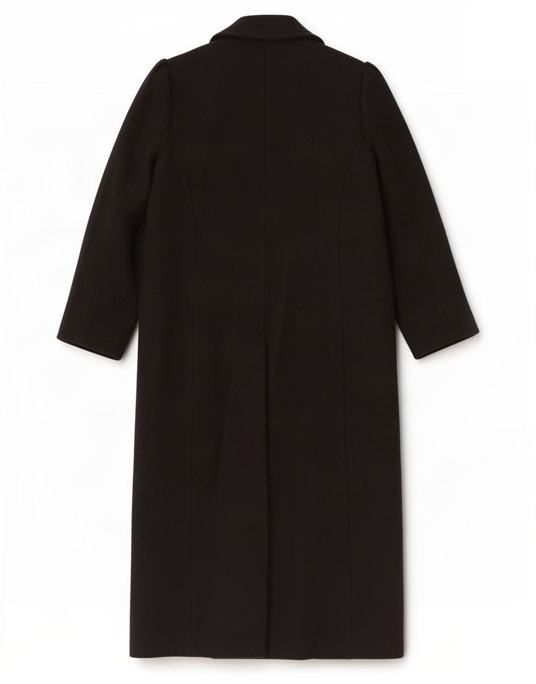 Marks & Spencer Manteau à double boutonnage Per Una pour femme UK 12 Noir moyen