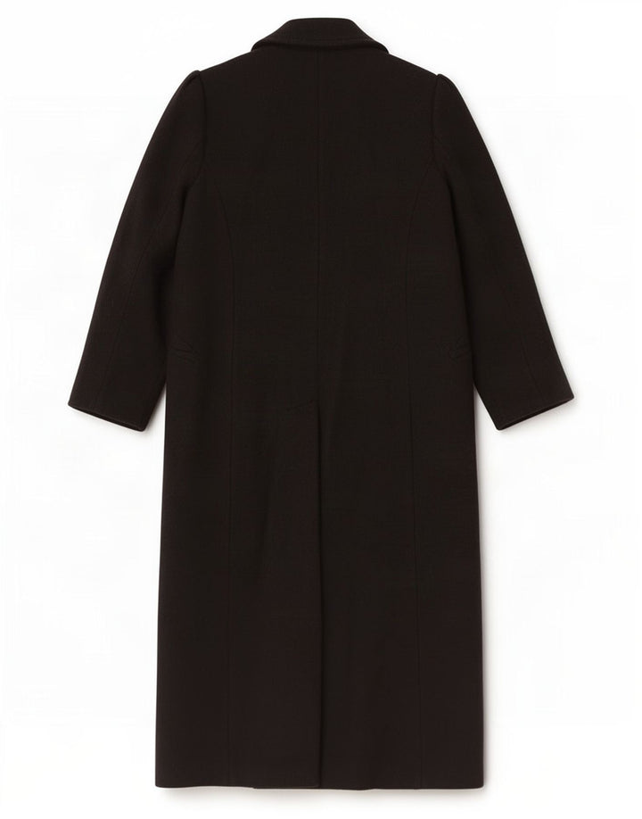 Marks & Spencer Manteau à double boutonnage Per Una pour femme UK 12 Noir moyen