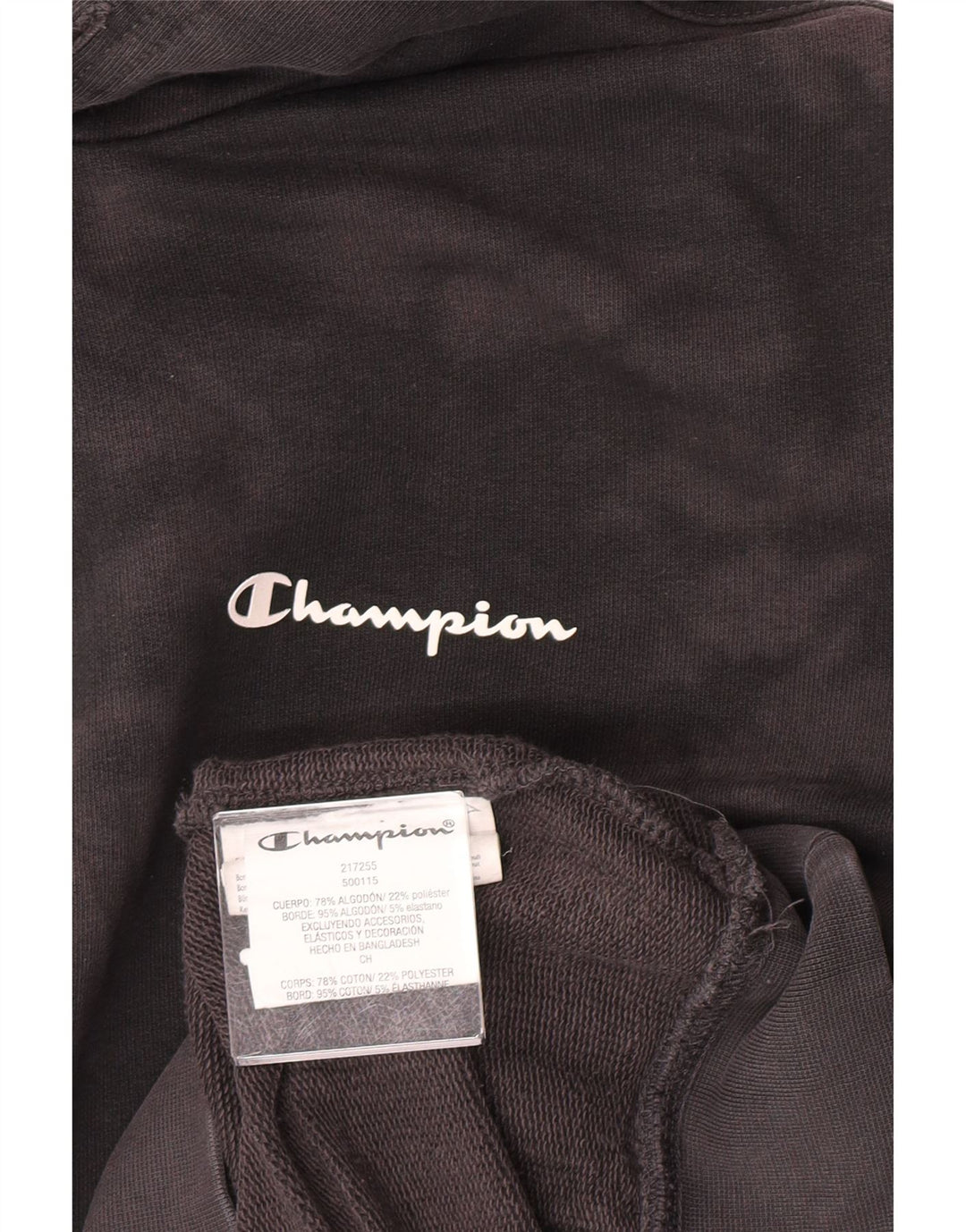 Champion Pull à capuche pour femme UK 44 Gris moyen Tie Dye Coton