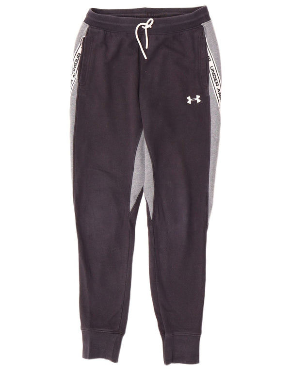 Under Armour Pantalon de survêtement pour garçon 11-12 ans Large Noir