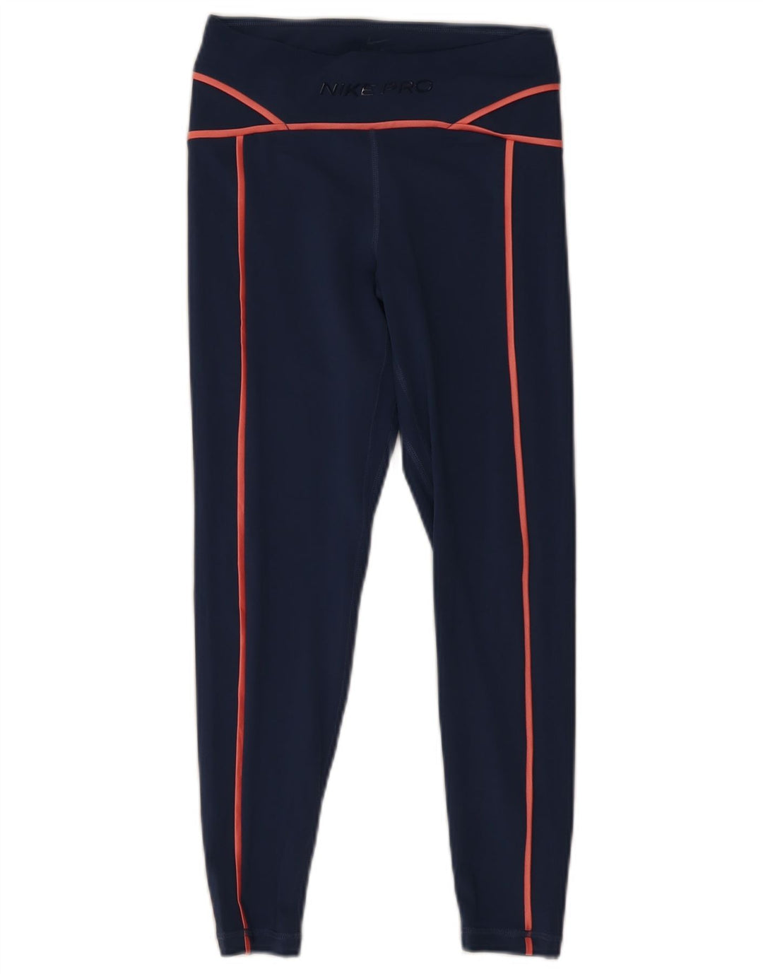 Nike Legging graphique Dri Fit pour femme UK 8 Small Bleu marine Polyester