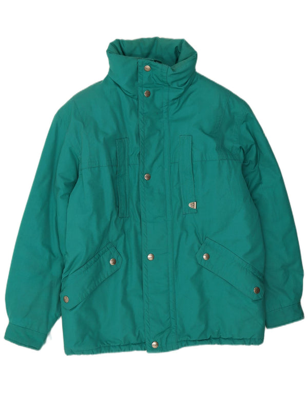 Fila Veste matelassée à capuche pour hommes IT 46 Small Vert Polyester