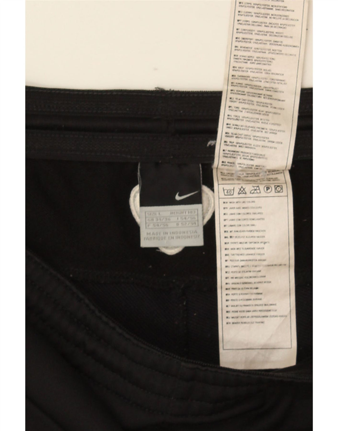 Nike Short de sport graphique pour hommes, grand, noir, polyester