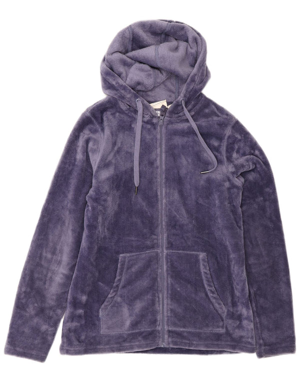 Mountain Warehouse Veste polaire à capuche pour femme UK 8 Small Violet Polyester