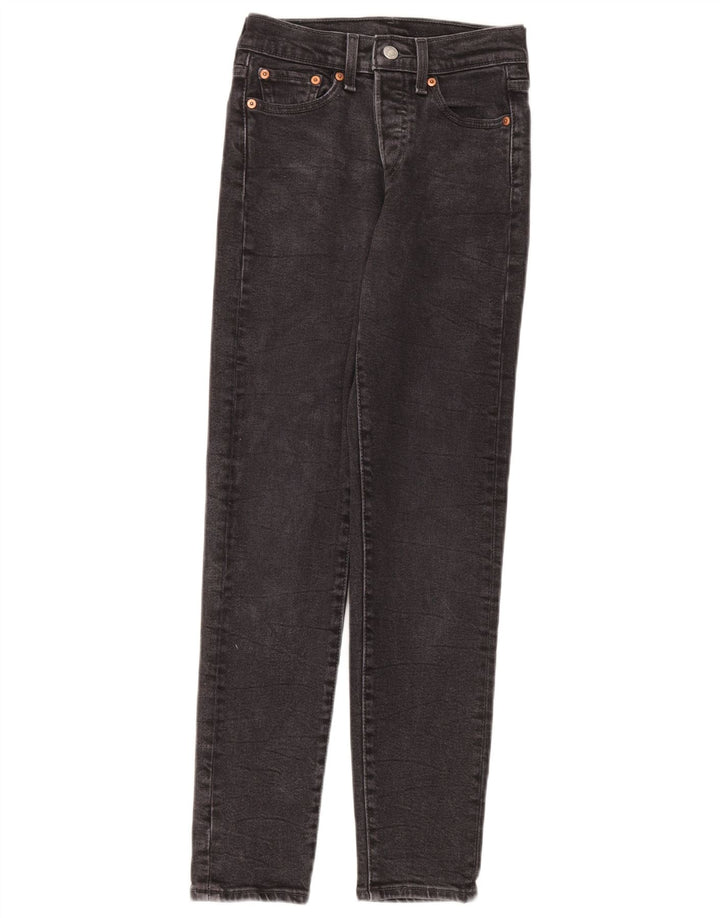 Levi's Jean Slim Femme W24 L28 Gris Coton