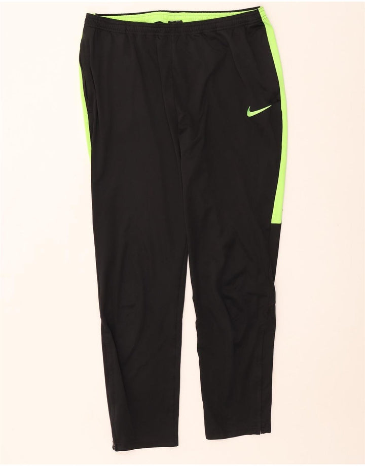 NIKE Pantalon de survêtement Dri Fit pour hommes Large Noir Colorblock Polyester