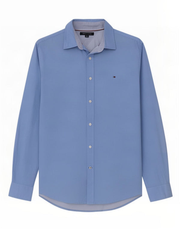 Tommy Hilfiger Chemise Homme Large Bleu Coton