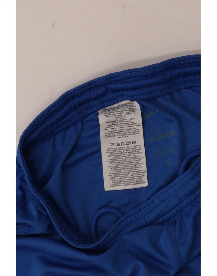Nike Short de sport Dri Fit pour homme en polyester color block Taille S Bleu