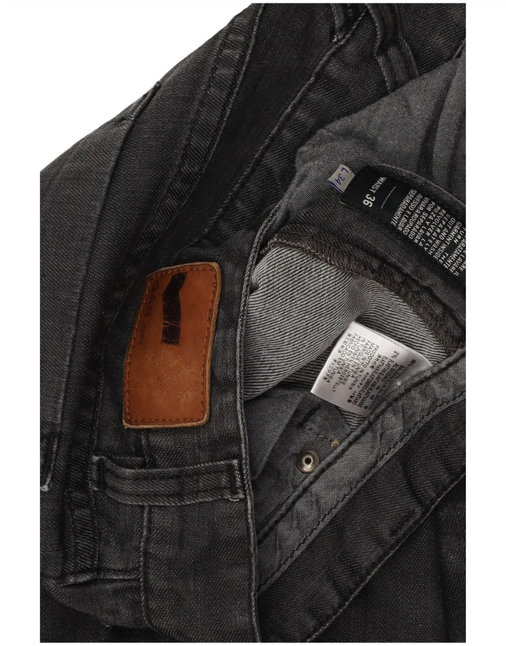 Gas Jean droit Morris homme W36 L30 gris coton