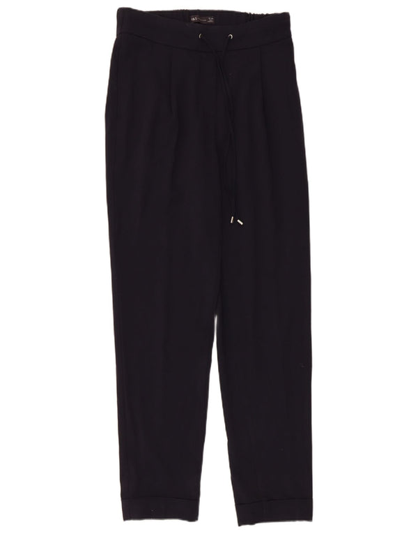 Marks & Spencer Pantalon décontracté pour femme UK 10 Small W30 L30 Bleu marine