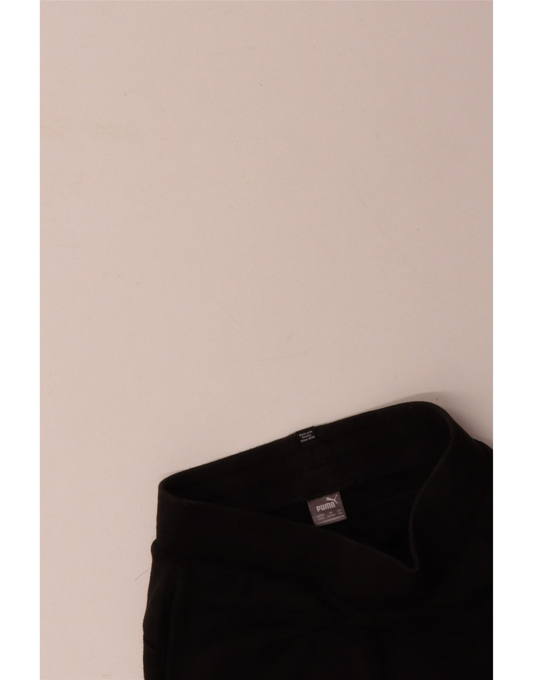 PUMA Pantalon de Survêtement Garçon 13-14 ans Noir Coton