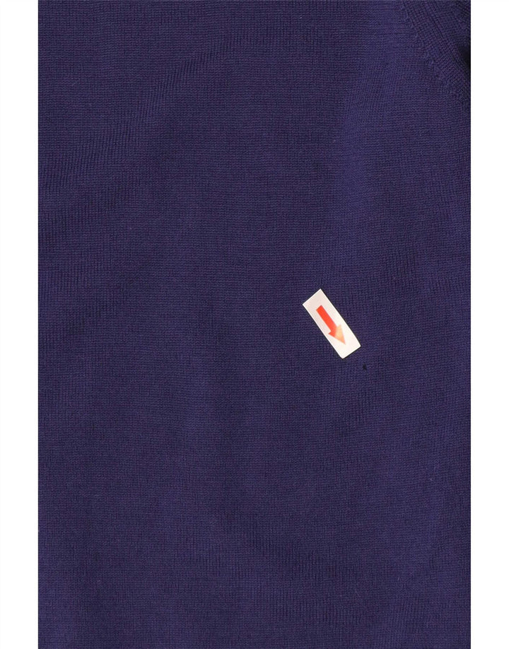 Zara Pull col V en laine violet moyen pour homme