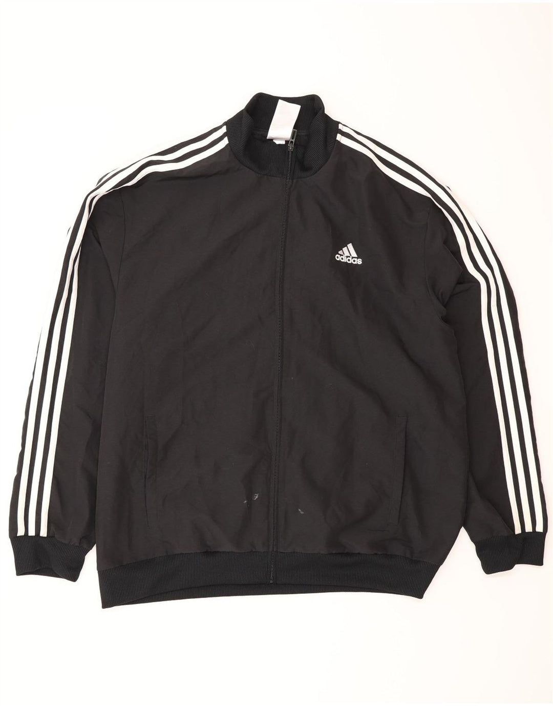 Adidas Veste de survêtement pour homme Large Noir Polyester
