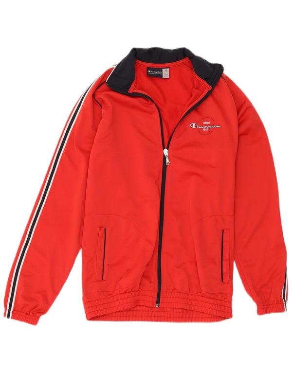 Champion Veste de Survêtement Garçon 13-14 Ans XL Rouge Polyester